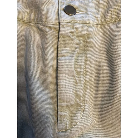 Young fabulous and broke high rise soft green raw hem shorts medium 0017 - Picture 6 of 7